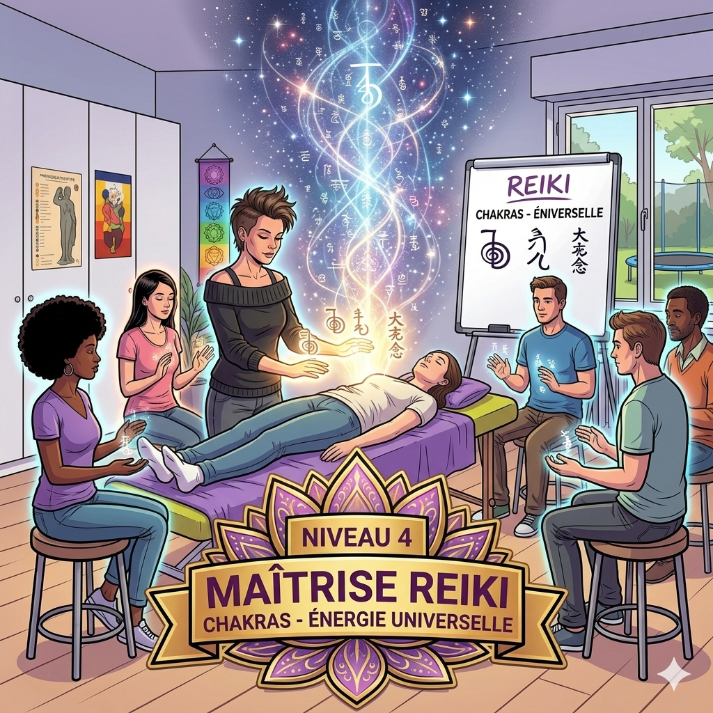 Méthode Reiki et soins énergétique Niveau 4